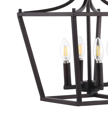 Camden Iron Classic Midcentury Pendant Lantern - JONATHAN Y
